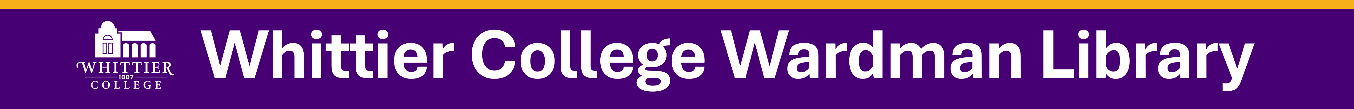 Whittier College: LibAnswers banner