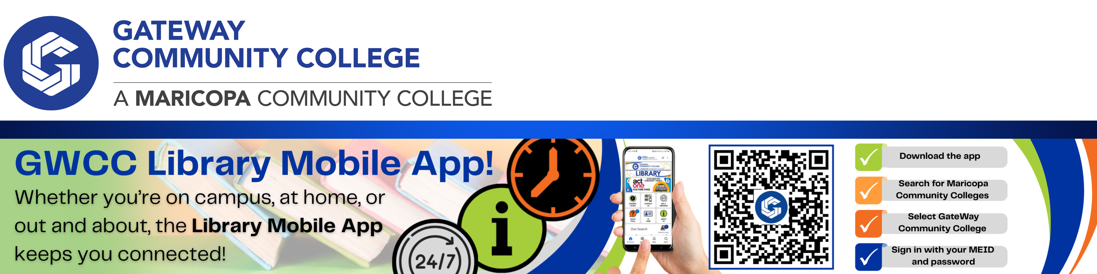 Maricopa Community Colleges District: Ask a Librarian banner