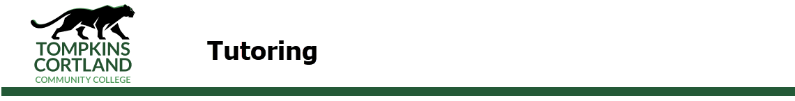 Tompkins Cortland Community College: Library FAQs banner