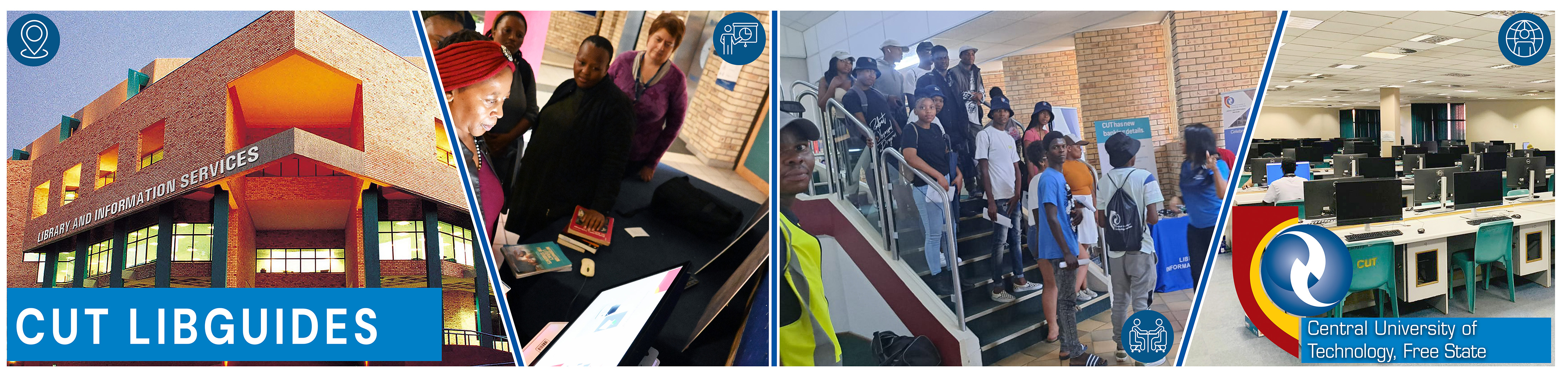 Central University of Technology, Free State: Library and Information Services FAQs banner